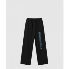 발렌시아가 로고 캐주얼 바지