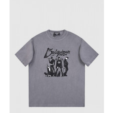 발렌시아가 로고 프린트 반팔