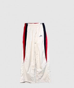 발렌시아가 로고 캐주얼 바지