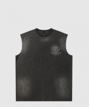 발렌시아가 로고 민소매 톱