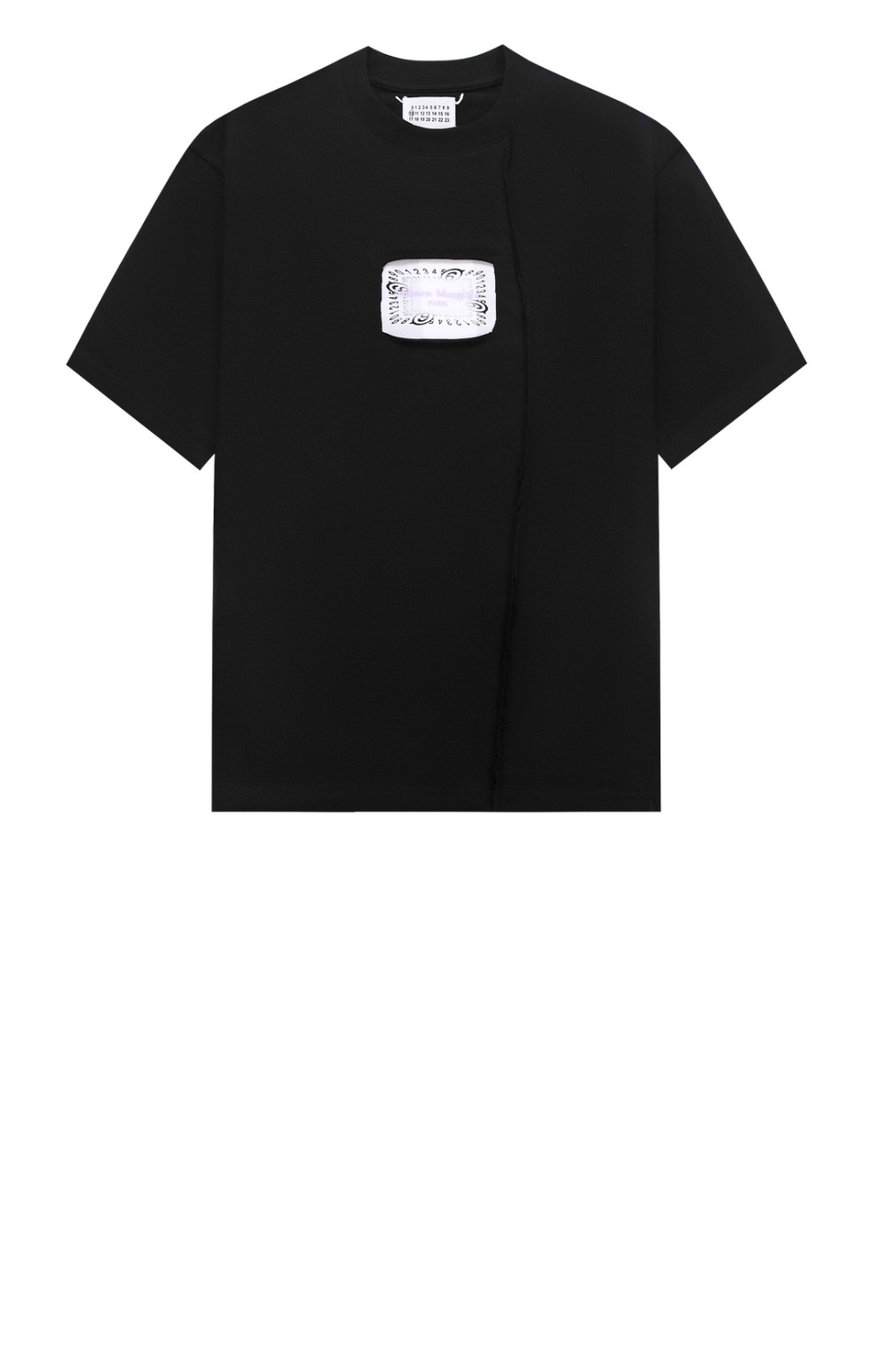 발렌시아가 로고 프린트 반팔