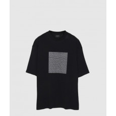 발렌시아가 로고 프린트 반팔