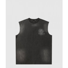 발렌시아가 민소매 프린트 크롭