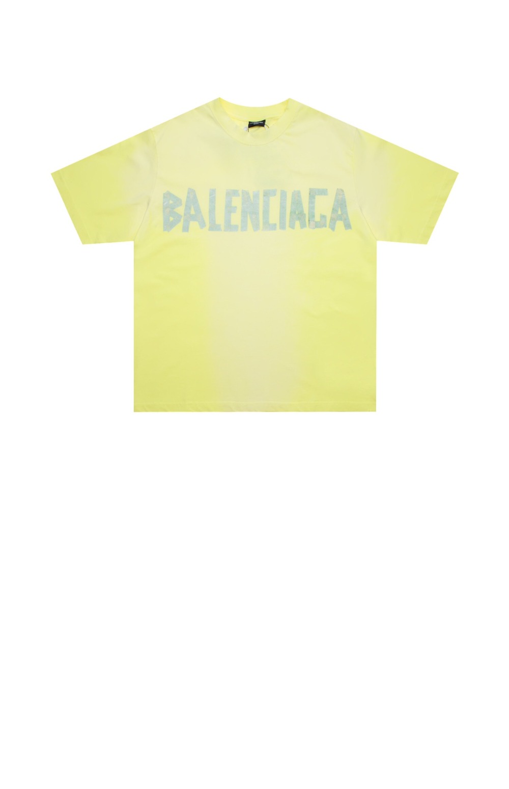 발렌시아가 로고 프린트 반팔