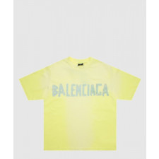 발렌시아가 로고 프린트 반팔