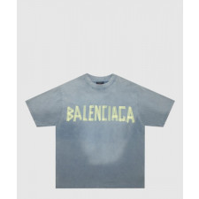 발렌시아가 로고 프린트 반팔