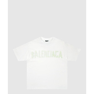 발렌시아가 로고 프린트 반팔