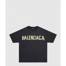 발렌시아가 로고 프린트 반팔