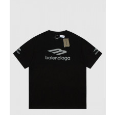 발렌시아가 로고 프린트 반팔