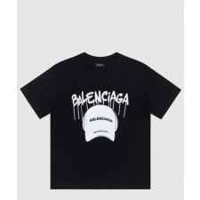 발렌시아가 로고 프린트 반팔