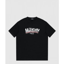 발렌시아가 로고 프린트 반팔