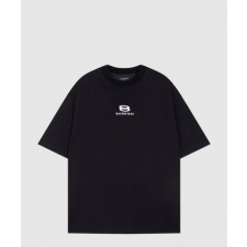 발렌시아가 로고 프린트 반팔