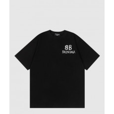 발렌시아가 로고 프린트 반팔