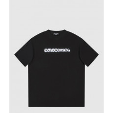 발렌시아가 로고 프린트 반팔