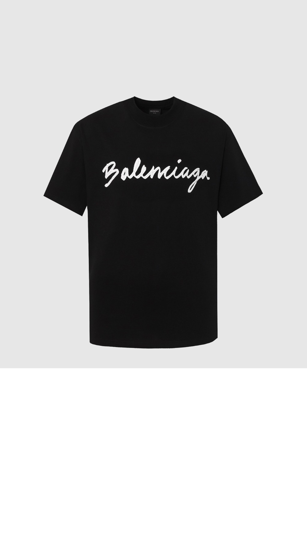 발렌시아가 로고 프린트 반팔