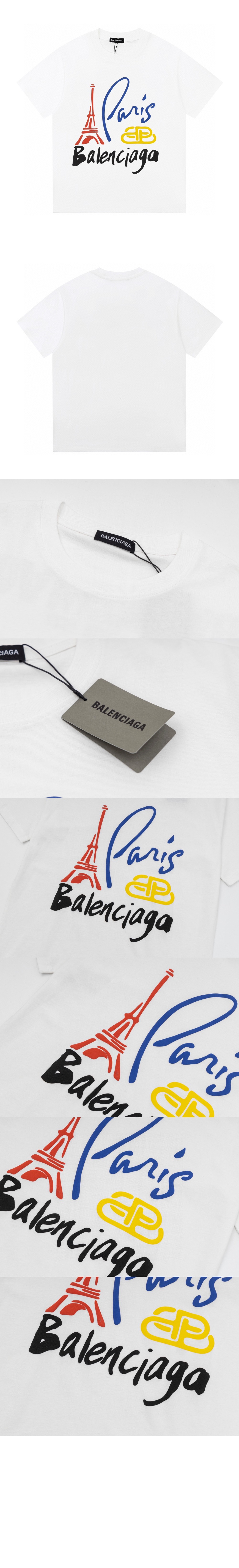 발렌시아가 플라워 코튼 톱