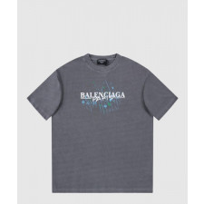 발렌시아가 로고 프린트 반팔