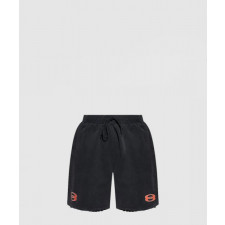 발렌시아가 로고 프린팅 코튼 스웨트 쇼츠