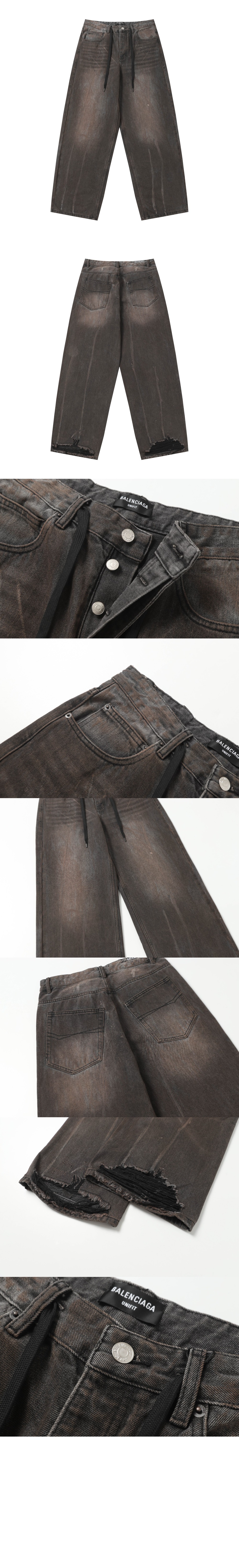 발렌시아가 데님 팬츠