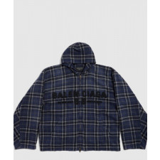 발렌시아가 후드 집업 점퍼