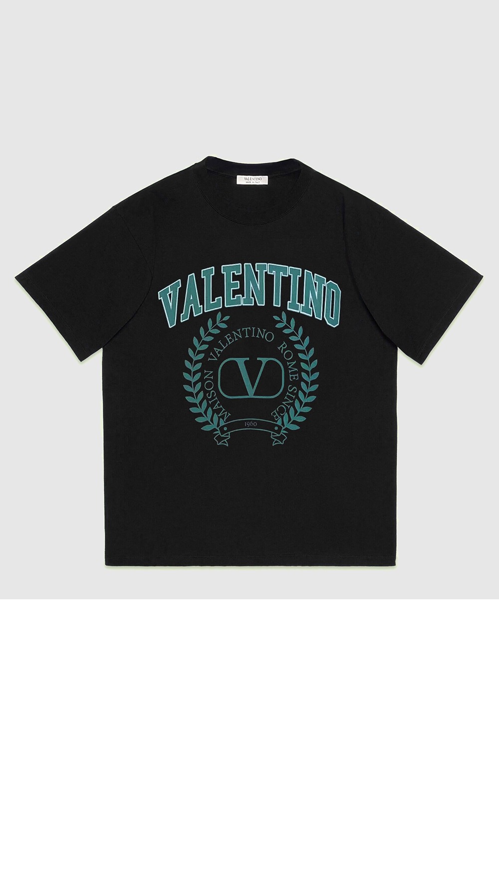 발렌티노 로고 프린트 반팔