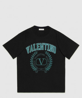 발렌티노 로고 프린트 반팔