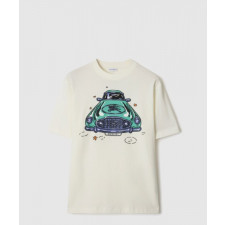 버버리 카 코튼 티셔츠