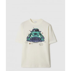 버버리 카 코튼 티셔츠