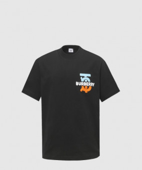 버버리 로고 프린트 반팔