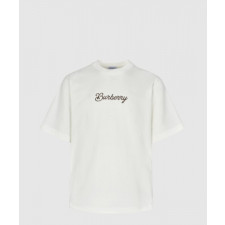 버버리 패턴 코튼 티셔츠