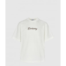 버버리 패턴 코튼 티셔츠