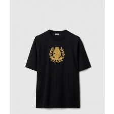 버버리 레터 B 배지 코튼 티셔츠