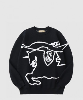 버버리 크루넥 스웨터