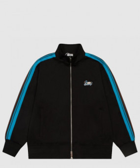 버버리 스트라이프 저지 트랙 재킷