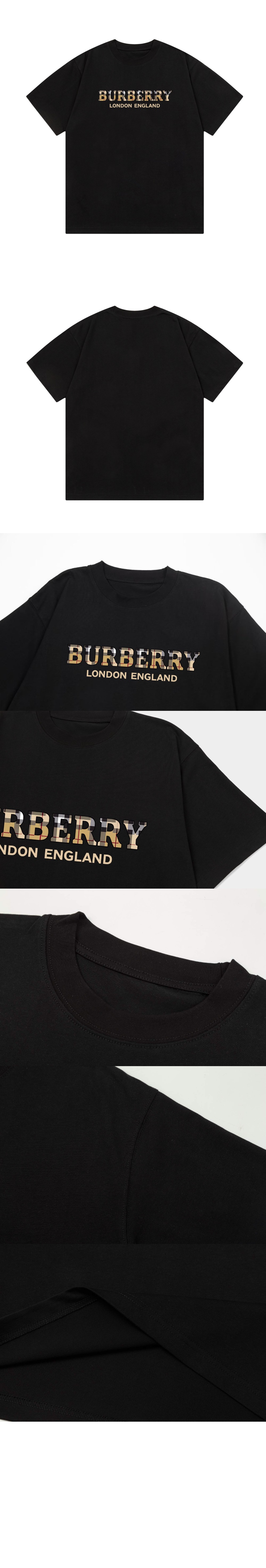 버버리 로고 프린트 반팔