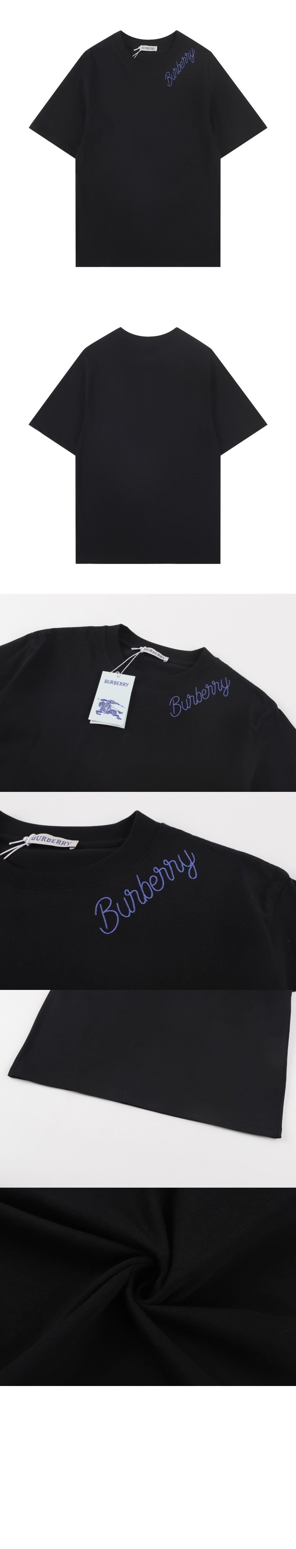 버버리 로고 프린트 반팔