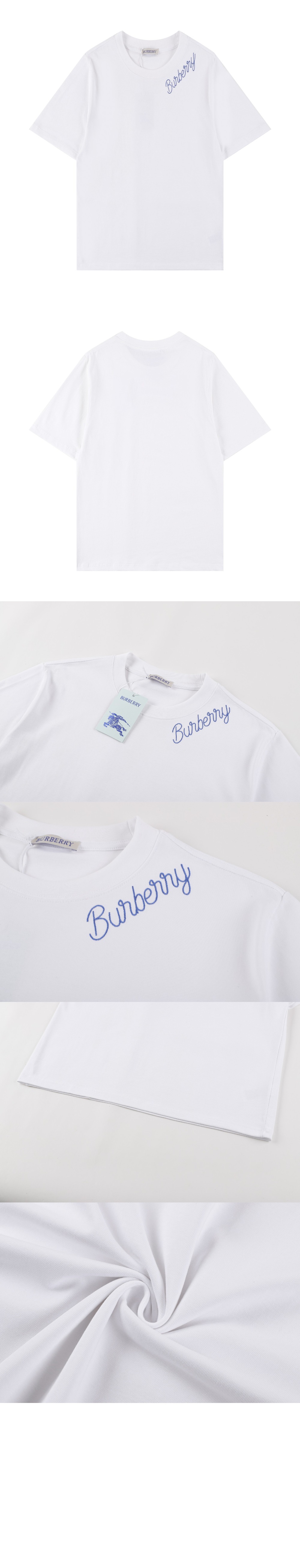 버버리 로고 프린트 반팔