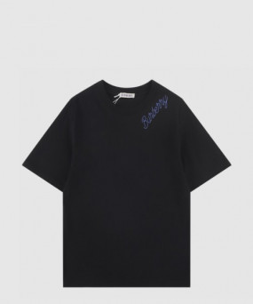 버버리 로고 프린트 반팔