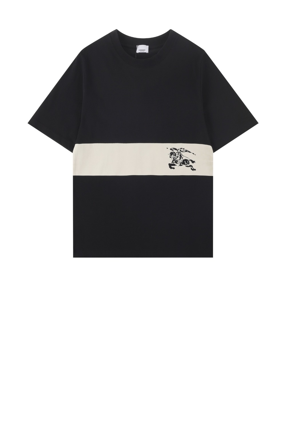 버버리 스트라이프 코튼 티셔츠