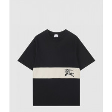 버버리 스트라이프 코튼 티셔츠