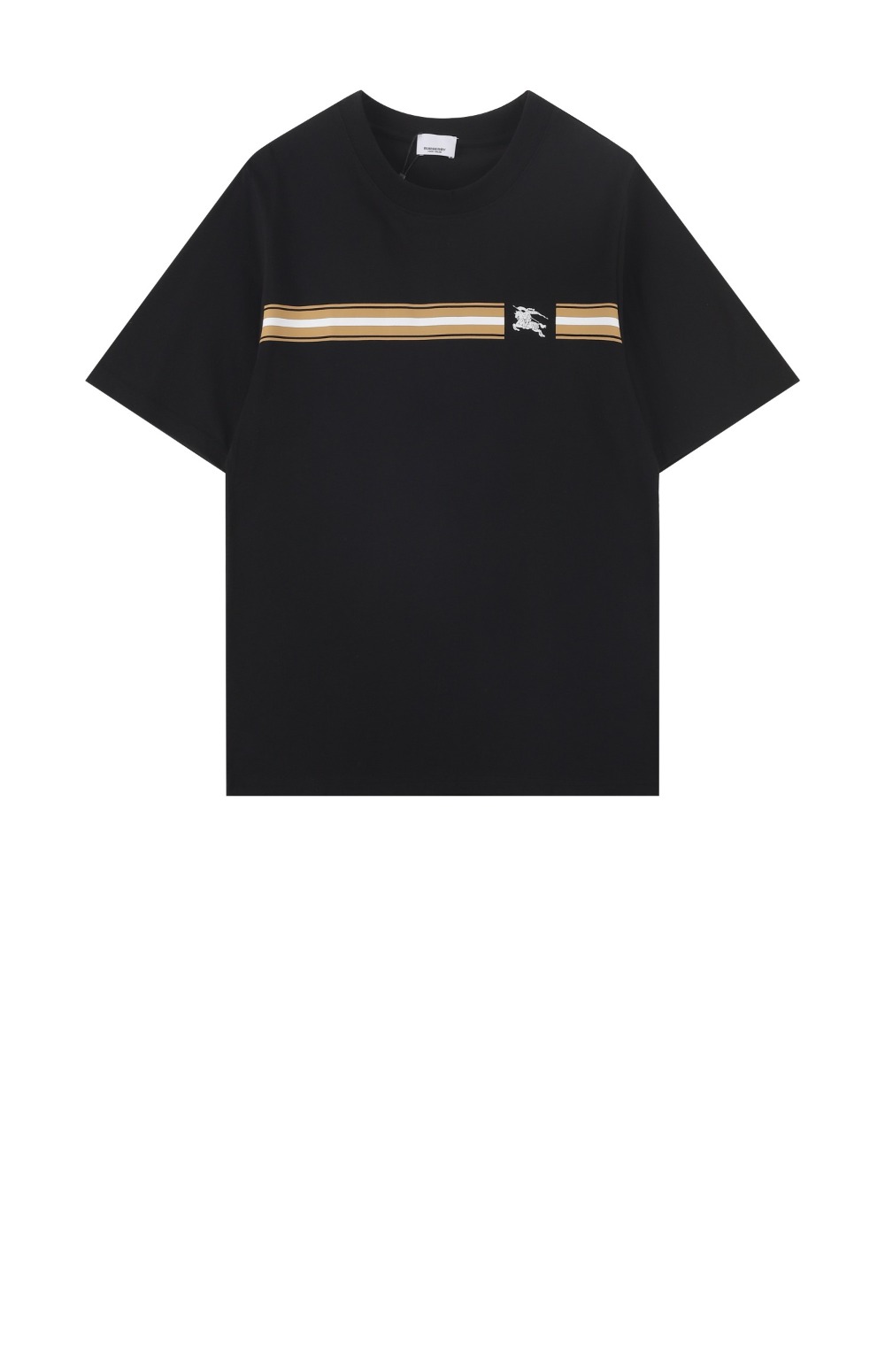 버버리 스트라이프 코튼 티셔츠