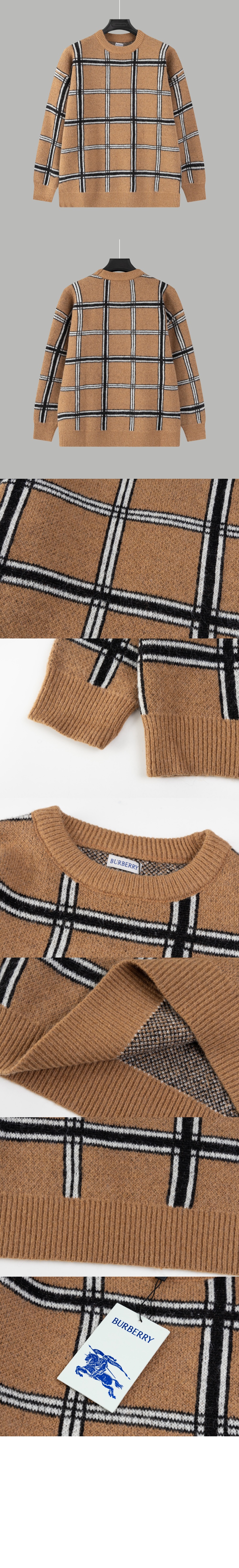 버버리 크루넥 스웨터