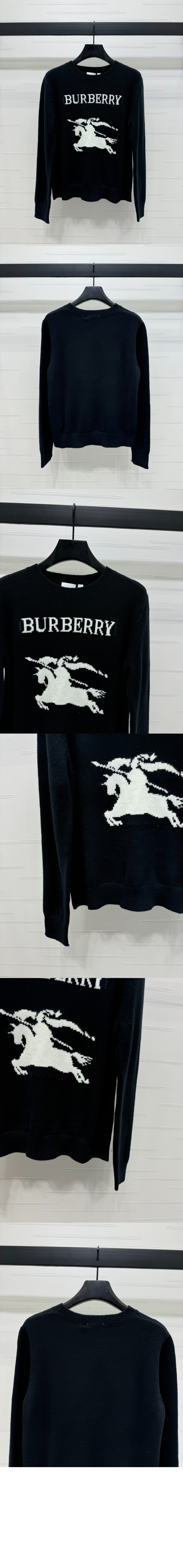 버버리 울 캐시미어 스웨터