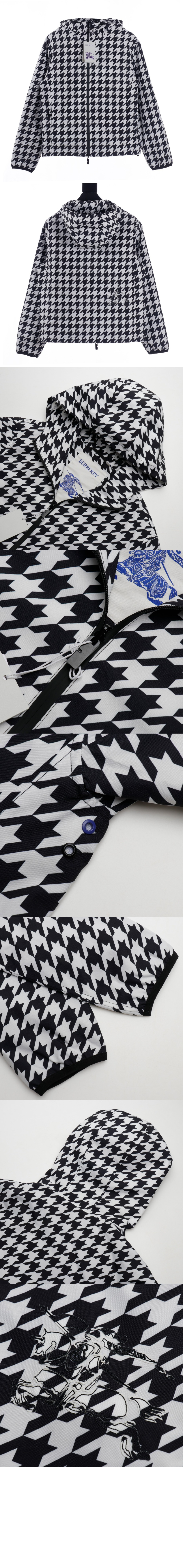 버버리 로고 집업 자켓