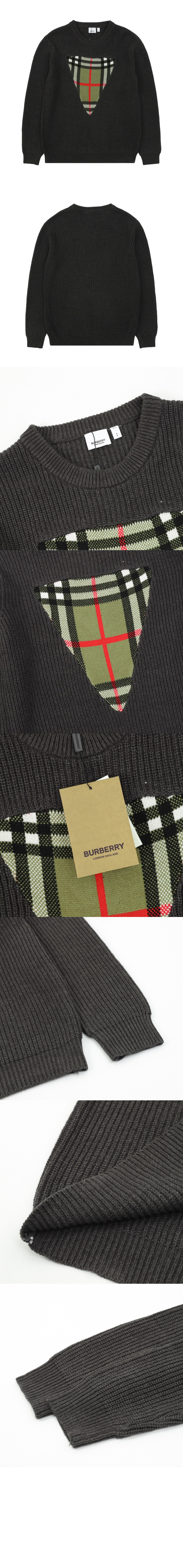 버버리 크루넥 스웨터