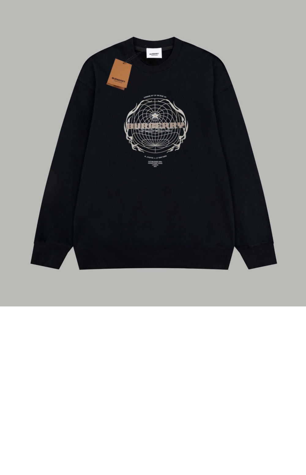 버버리 플라워 코튼 톱