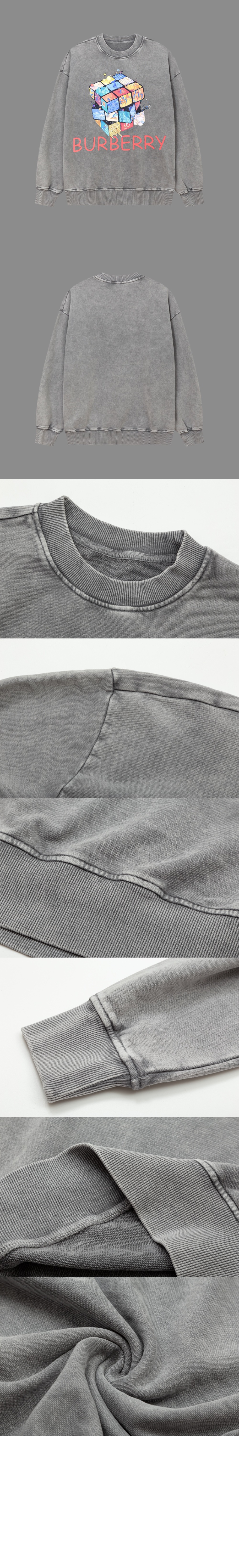 버버리 플라워 코튼 톱