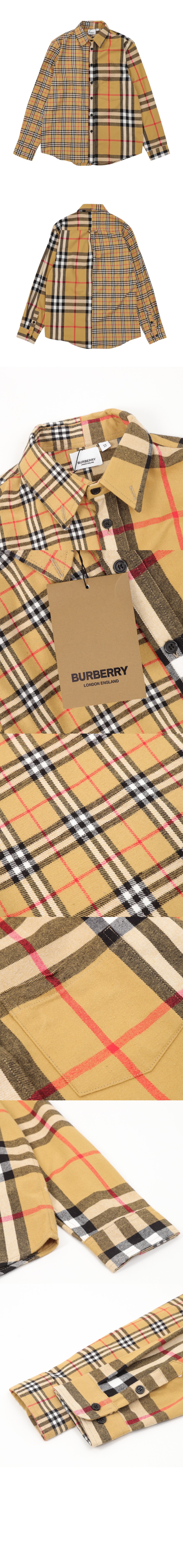 버버리 체크 셔츠
