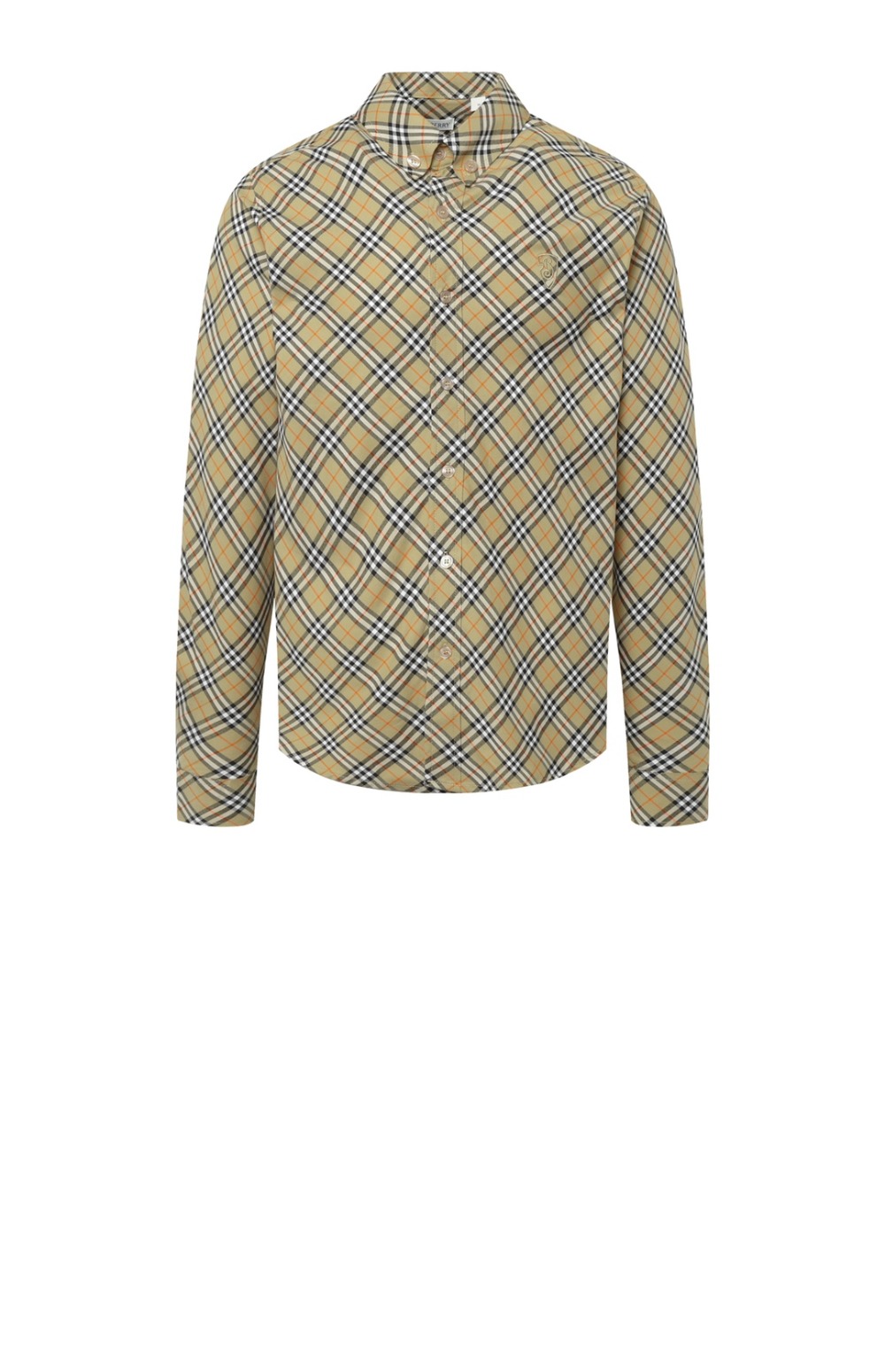 버버리 체크 코튼 셔츠