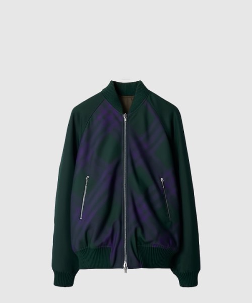 버버리 리버서블 봄버 자켓